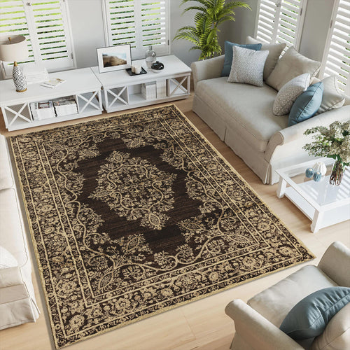 Vintage Turkish Rug: Traditional Art Decor, Boho Chic Elegance
