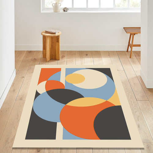Geometric Abstract Area Rug Modern Art Living Room Bedroom Carpet