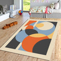 Geometric Abstract Area Rug Modern Art Living Room Bedroom Carpet