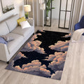 Cloud Area Rug: Modern Abstract Design, Boho Decor, Non-Slip