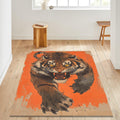 Bengal Tiger Rug: Exquisite Printed Persian Carpet