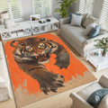 Bengal Tiger Rug: Exquisite Printed Persian Carpet