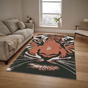 Bengal Tiger Rug: Exquisite Printed Persian Carpet