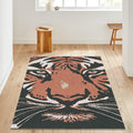 Bengal Tiger Rug: Exquisite Printed Persian Carpet