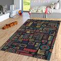 African Tribal Area Rug Savannah Ethnic Living Room Carpet