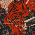 Tiger Area Rug, Gothic Animal Print, House Decoration