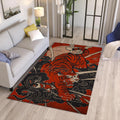 Tiger Area Rug, Gothic Animal Print, House Decoration