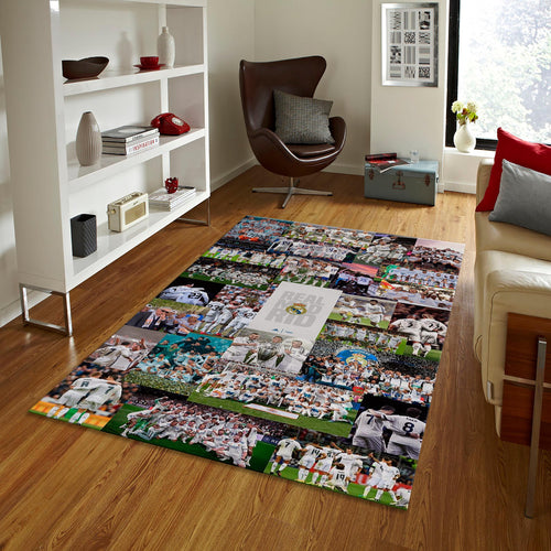 Real Madrid Rug, Real Madrid Soccer Fan Area Rug