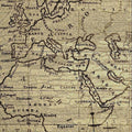 Old World Map Area Rug Rustic Compass Vintage Living Room Carpet