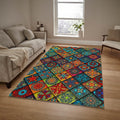 Boho Rug: Multicolored Moroccan Style