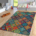 Boho Rug: Multicolored Moroccan Style