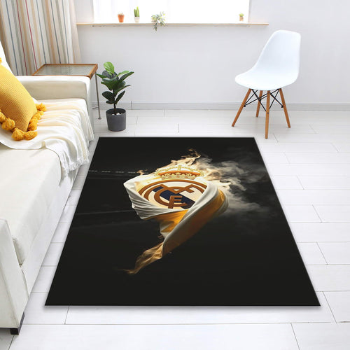 Real Madrid Rug, Custom Soccer Design