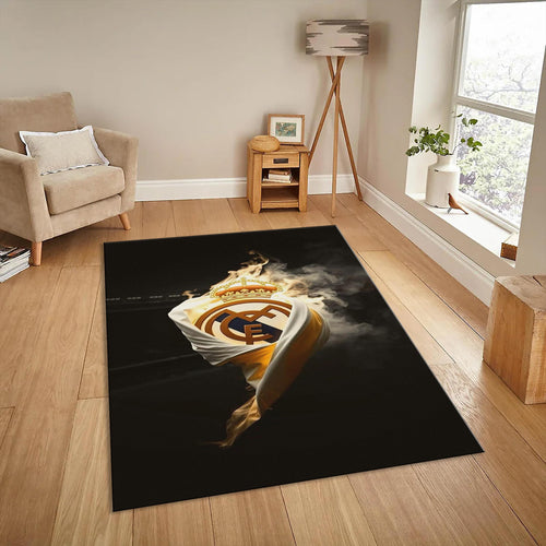 Real Madrid Rug, Custom Soccer Design
