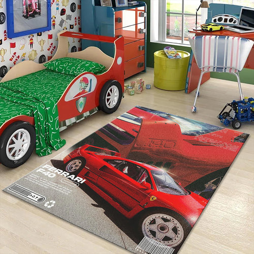 Ferrari F1 Rug, Ferrari F40 Car Rug
