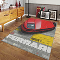 Ferrari F1 Rug, Ferrari F40 Car Rug: Sports Decor