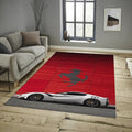 Ferrari F1 Rug, Ferrari Car Print Rug: Modern Sports Car Decor