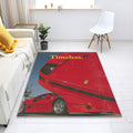 Ferrari F1 Rug, Ferrari Car Print Rug