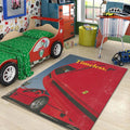 Ferrari F1 Rug, Ferrari Car Print Rug