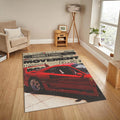Ferrari F1 Rug, Ferrari F40 Car Rug: Modern Sports Car Decor