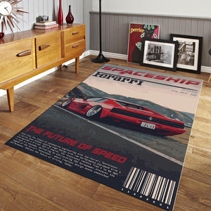 Ferrari F1 Rug, Personalized Ferrari Rug