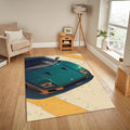 Ferrari F1 Rug, Ferrari Car Print Rug