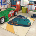 Ferrari F1 Rug, Ferrari Car Print Rug