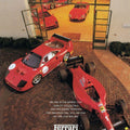 Ferrari F1 Rug, Vintage Ferrari Car Rug