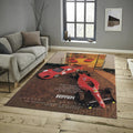 Ferrari F1 Rug, Vintage Ferrari Car Rug
