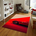 Ferrari F1 Rug, Ferrari Car Print Rug