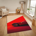 Ferrari F1 Rug, Ferrari Car Print Rug