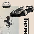 Ferrari F1 Rug, Ferrari Car Rug: Custom Sports Car Print