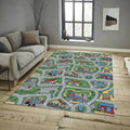 Car City Play Mat, Kids Road Rug, Personalized Children's Rug