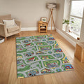 Car City Play Mat, Kids Road Rug, Personalized Children's Rug