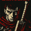 Berserk Anime Rug, Game Room Decor, Custom Art Rug