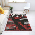 Berserk Anime Rug, Game Room Decor, Custom Washable Rug