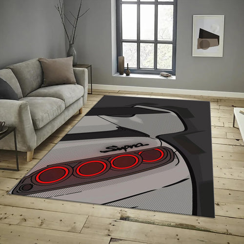 Toyota Supra Rug, Sports Car Tail Light Design