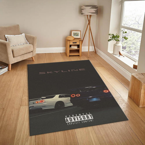 Nissan Skyline Rug: Car Lover Gift, Sports Car Decor