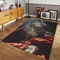Venetian Mask Rug, Gothic Home Decor, Personalized Area Rug