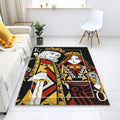 King and Queen Rug, Playing Card Design, Colorful Home Decor