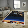 Universe Kids Rug, Solar System Planets, Personalized Home Decor