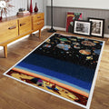 Universe Kids Rug, Solar System Planets, Personalized Home Decor