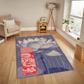 Custom Lotus Area Rug, Elegant Home Decor, Personalized Design
