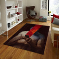Personalized Skull Art Rug, Modern Home Decor, Any Size