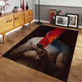Personalized Skull Art Rug, Modern Home Decor, Any Size