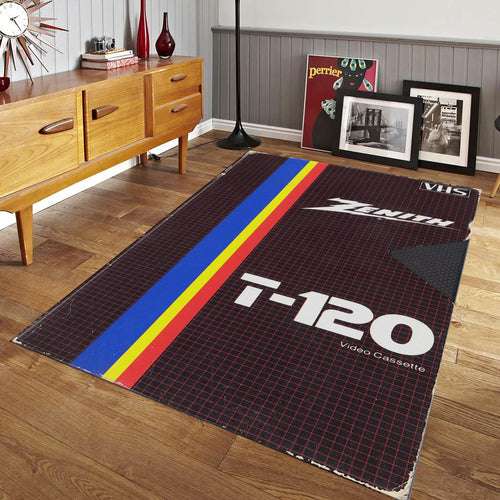 Zenith T-120 VHS Rug, Modern Home Decor
