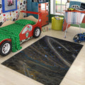 Custom Space Rug, Galaxy Area Rug, Kids Room Decor