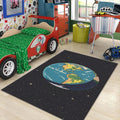 Earth Illustration Area Rug, Personalized Modern Home Decor