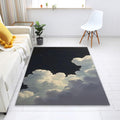 Cloudscape Area Rug, Modern Celestial Design, Custom Size