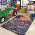 Dragon Area Rug, Custom Oriental Dragon Design, Modern Home Decor