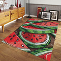 Personalized Watermelon Design Rug, Modern Home Decor
